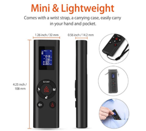 718030ece04f4920 40M Smart Digital level Laser Range TYPE C USB Charging Rangefinder Mini Handheld Distance Measuring Meter