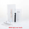 Rechargeable Cleaner High Precision Wax Removal Tool with Camera 6pcs LED Light Wireless Otoscope Smart Ear Cleaning Kit
