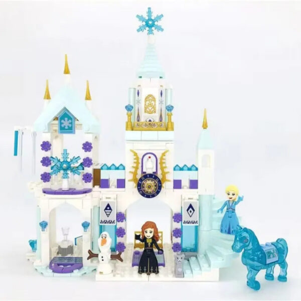 7192accb370f025b Frozen Princess Snow Castle Building Blocks Sets Movies Educational Assembled Toys DIY Gifts For Girls
