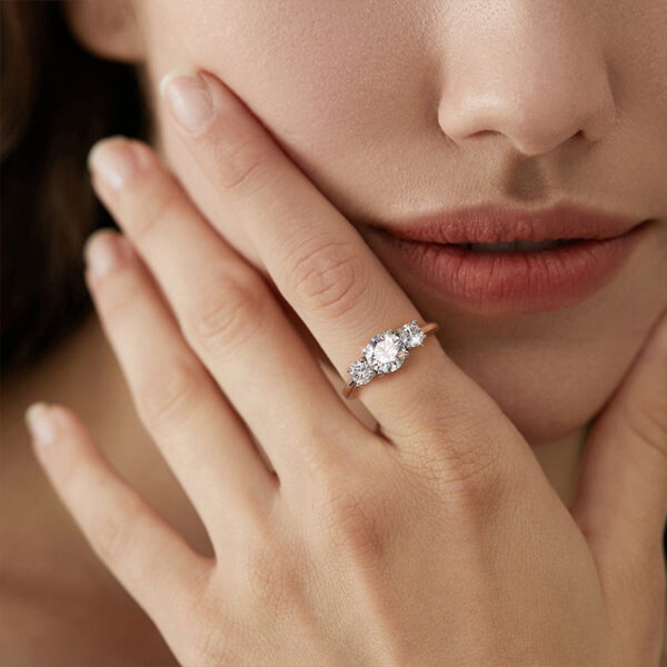 71a7eecbecf21713 GRA Shiny Real 1CT D Color Moissanite Diamond Wedding Rings For Women Original Sterling Sier Quality Fine Jewelry