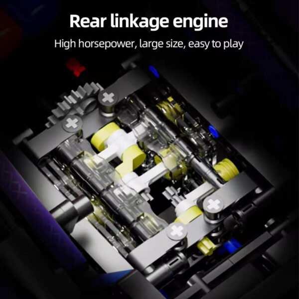 71b6f19c4f3991de 2024 1611Pcs New Tech Building Blocks Super Racing Cool Model Smooth Design ABS Material Birthday Gift For Kids Without Boxe