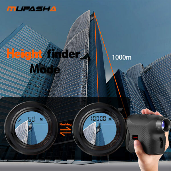 NORM Rangefinder Laser Distance Meter Outdoor Sport Golf Rangefinder, Hunting, Survey 600M 900M 1200M 1500M Range