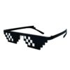 Lorigun Thug Life Pixel Sunglasses for Party, Deal with it Glasses Bachelor Part