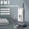 8 in 1 Computer Kit Camera Tablet Microfiber Screen Cleaner Tools Earphone Cleaning Brush Keycap Puller Card Taking