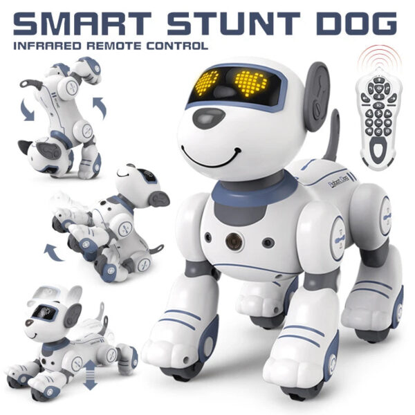 71db563451ce9a6e Intelligent Remote Control Robot Dog Electronic Stunt Voice Command Programmable Touch-sense Music Song Children's Toys for Boys
