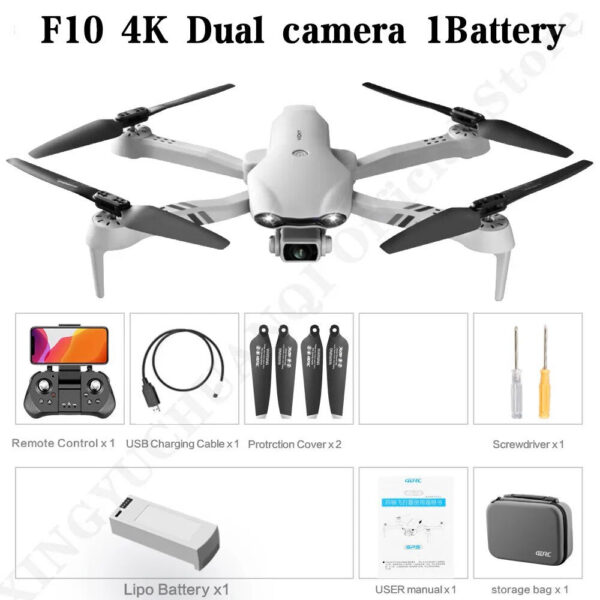 4K HD Dual Camera with GPS 5G WIFI Wide Angle FPV Real-time Transmission RC Distance 2km Professional Drone