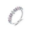 71f8fd46ea78ed5e MODIAN 925 Sterling Silver Lucky Four-Leaf Clover Zirconia Eternity Band Rings For Women Fine Wedding Jewelry Accessories