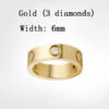 72038b3f4eca68c7 Designer Rings Women Love Gold for Men Diamond Moissanite Sterling Ring Sier Jewelry Screw Couple G34a#