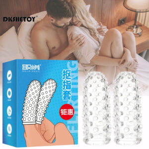 720ff3905f03130b Finger Sleeve condoms G Spot Massage Adult Masturbation Sex Exotic Condom Particles Flirting Women Foreplay Anal Plug Sex Toys