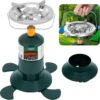 Camping Stove Propane, Portable Backpacking Cooker with Single Burner, Adjustable Flame, Foldable Base, Camp Stove Kit for Outdoor Cooking, Hiking, Emergency Essential (Fuel not Included)