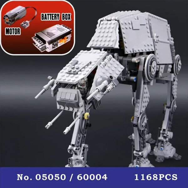 7239fb205df4f382 In Stock With Motor 1168 PCS 05050 Motorized 10178 Walking AT-AT Model Building Set Blocks Bricks Toys Children Birthday Gifts
