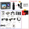 723dfe6fb69e4f10 5K 4K60FPS Action Camera Dual IPS Touch LCD EIS 170° DVR 30M Waterproof 5X Zoom Sport Camera With Wireless Mic & Pre Recording