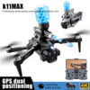 7256378193f9ac95 K11 Max Drone with Water Bombs Professional Aerial Photography Aircraft 8K Three Camera Obstacle Avoidance Foldable Quadcopter