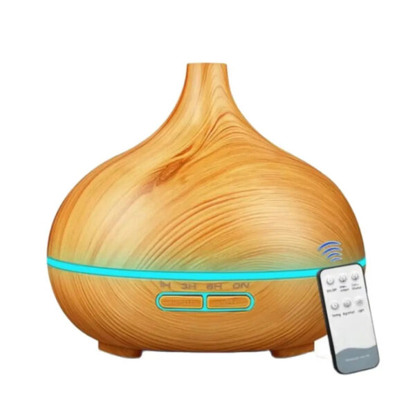 725fb12c58e2947f Air Humidifier Aromatherapy Essential Oil Diffuser Wood Grain 500ml Ultrasonic Remote Control 7 Color Lights For Home Bedroom