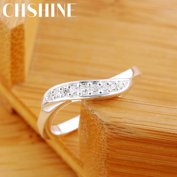72649716f386ce82 Sterling Sier crystal diamond rings for women Fashion elegant wedding accessories Party Gifts Charms fine Jewelry