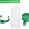 4Pcs Bird Water Feeder Plastic Drinker Feeder Water Clip for Parrots Budgie Cockatiel Lovebirds
