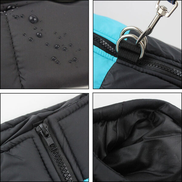 Winter Clothes Warm Big Dog Coat Puppy Clothing Waterproof Pet Vest Jacket For Small Medium Large Dogs Golden Retriever