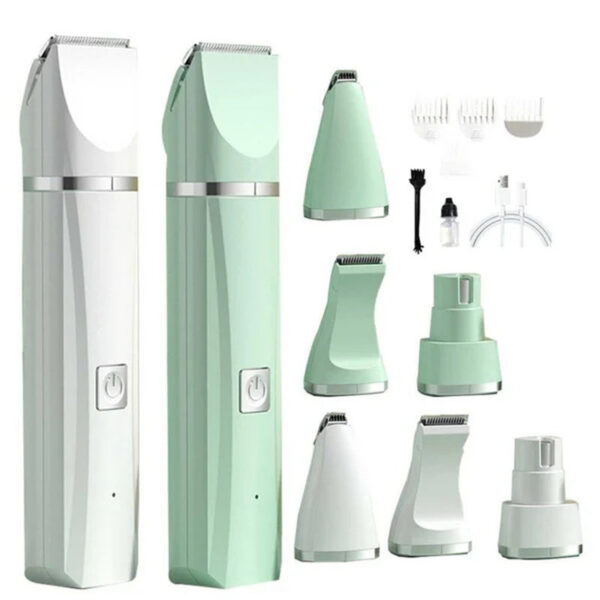 72af697047a4267f Professional 4-in-1 Electric Pet Grooming Tool Set Dog Hair Clippers USB Rechargeable Pets Haircut Trimmer Shaver Cats Supplies