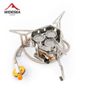 72b65434796136df Widesea Camping Tourist Burner Big Power Gas Stove Cookware Portable Furnace Picnic Barbecue Tourism Supplies Outdoor recreation