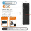 Light Tour R value 7.5 Camping Inflatable Mattress Outdoor Portable Sleeping Pad Ultralight Hiking Single People Mat R4.2
