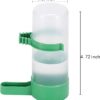 4Pcs Bird Water Feeder Plastic Drinker Feeder Water Clip for Parrots Budgie Cockatiel Lovebirds