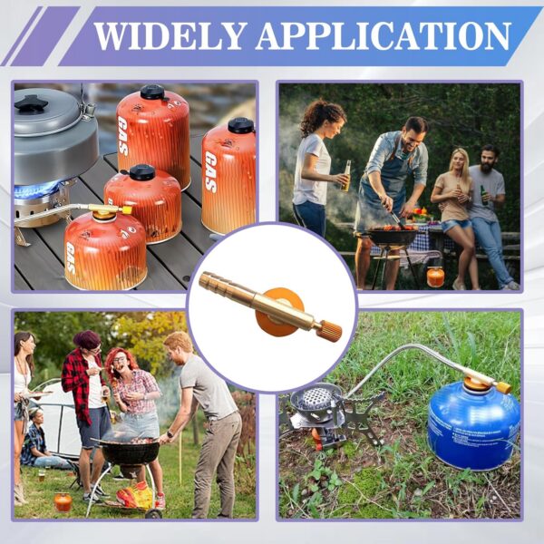 72ba8c27c8c7cd14 Gas Refill Adapter, Universal Brass Stove Burners Switching Valve Regulator Camping Nozzle Bottle Convert Adapter Portable Outdoor Valve Caps Gas Canister Refill Adapter for Outdoor Camping