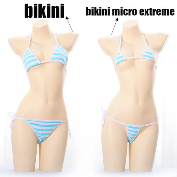 72c63197d0f1aef3 Sexy Lingerie Lolita Kawaii Mini Bikini Japanese Anime Cosplay Underwear Set Naughty Erotic Highcut Backless Women Costumes