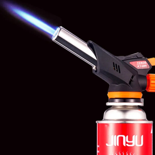 72c9594e95d256fd Torch Cooking AutoIgnition Butane Gas Welding-Burner Welding Gas Burner Flame Gas Torch Flame Gun Blow for BBQ Camping Cooking