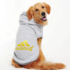 72ca34d59baabc7a Pet Clothes Adidog Dog Hoodies Autumn Winter Warm Coat for Large Dogs Jacket Sweater Puppy French Bulldog Clothing