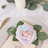 N&T NIETING Artificial Flowers, 25Pcs Fake Flowers Roses Perfect for DIY Wedding Bouquets Centerpieces Bridal Shower Party Home Flower Arrangement Decorations, Rainbow Color