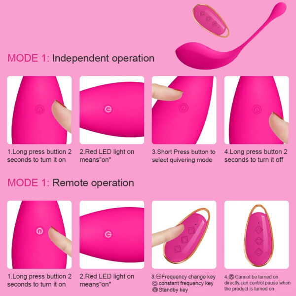 Massage Vibrator Love Egg Clitoris Stimulator Masturbator G Spot Vaginal Balls Vibrating Egg Sex Toys for Adult Women Couples