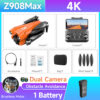 HOT Z908 Pro / MAX Mini Drone 4k Professional Camera 2.4G WIFI Obstacle Avoidance Helicopter Remote Control Quadcopter RC Toys