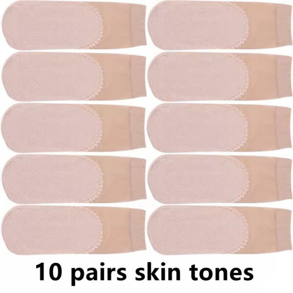 732884daae4f30dd 10pairs Womens ,Sweat Absorbing Anti-Slip Cotton Bottom Stretch Socks