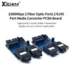 736edad31ef59d31 5pcs 100/1000M Ethernet Fiber Optic Switch SC Simplex placa metro fibra 2 Fiber 2 RJ45 Singlemode Switch Optic Converter PCBA