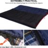 REDCAMP Cotton Flannel Sleeping Bags for Camping, 3-Season Warm and Comfortable Adult Sleeping Bag, Envelope with 2/3/4lbs Filling