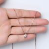 739ac1cd0797bbfd Lnngy 0.5CT Moissanite Diamond Necklace With Certificate For Women Sier Original Certified Box Chain Necklaces Jewelry