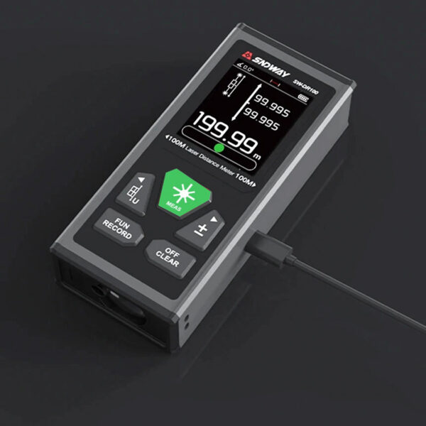 73a40ee01a382dfe SNDWAY SW-DG60 DG100 2 Way Measure Rangefinder Green Laser Distance Meter Mini Digital Range Finder 60M 100M
