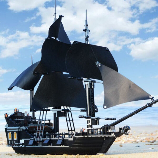 73a61a00f6e472e7 Pirates Of The Caribbean Ship Revenge Warship Black Pearl Sailboat Building Block Bricks MOC 4195 Assembly Toys Kid Gift