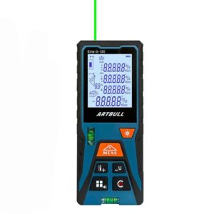 73ad752dbf41a1c3 ARTBULL Green Laser 120m 50m Distance Meter Rangefinder Measurement Digital Tape Tool