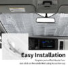 73c093d4b50d18ba Fashion Printed Car Sunshade Windscreen Visor Windscreen Heat Reflector Protect Car Interior