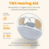 Rechargeable Hearing Aid Wireless Portable BTE Elderly Hearing Aids Magnetic Charging Sound Amplifier Free Shipping