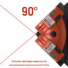 73e77766754d8d72 Intelligent 3In1 Measure Rangefinder High-precision Digital Laser Tape Range Finder Measuring Instrument Level