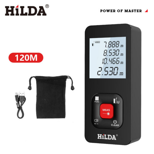 Mini Rangefinder Distance Meter digital rangefinder Tool Laser Tape Range Finder Building Measure Ruler 50M/100M/120M