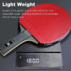 73f9c23073dd833d LOKI ARTHUR 9 Star Table Tennis Racket Carbon Offensive Lightweight Ping Pong Racket Paddle Bat with Sticky Rubber ITTF Approved