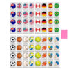 73ff68eba942f72e Mahjong Set Flag Board with Unique Pattern Tiles Parent Child Game for Family Party Adults Children Kids