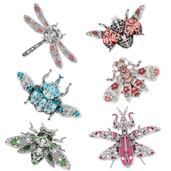 7403d2788d945eb8 Piececool 3D Metal Puzzle Insect Brooch Accessories Model Kits for Teens DIY Jigsaw Toys Brain Teaser