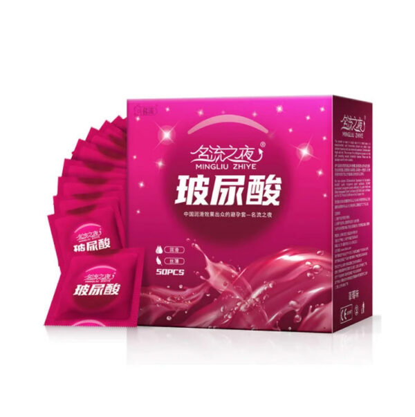 50/100pcs Hyaluronic Acid Condom Ultra Thin Penis Sleeves Natural Latex Smooth Contraception Condoms Erotic Products Sex Toys