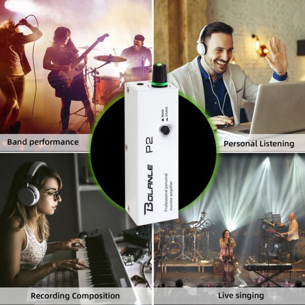 7419e23ac95eb84a Bolanle P2 IEM Ultra-Compact Personal In-Ear Monitor Amplifier