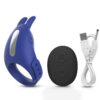 Adjustable Men Vibrating Ring Remote Control Ejaculation Delay Clitoris Stimulation Sex Toy for Couples