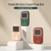 Dual USB Mini Portable Retro Handheld Game Console Power Bank 10000Mah 500 in 1
